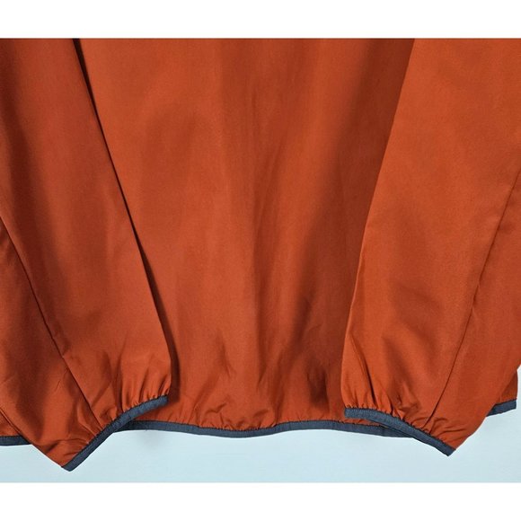 All In Motion Men Jacket Size XL Lightweight Water Repellent Rust/Orange Hooded - Picture 10 of 11